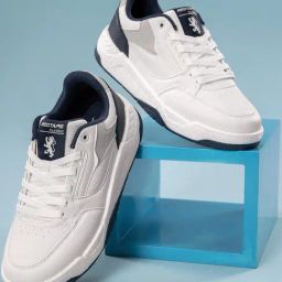 Red Tape Men's Drift+ White & Navy Casual Sneakers-image-93