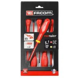 FACOM Prot Screwdriver Set 1000 V, ATP.J5TVEPB (Set of 5 Pcs)-22