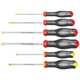 FACOM Prot Screwdriver Set Standard Multicolor, ATP.J6 (Set of 6 Pcs)-1