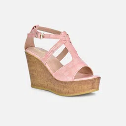 VALIOSAA Textured Wedge Heels-17
