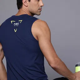 HRX by Hrithik Roshan Airflow Brand Logo Printed Rapid-Dry Running Ultralite T-shirt-image-31