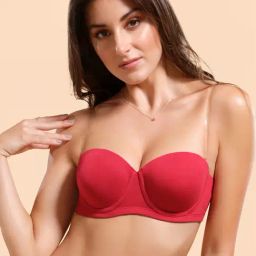 Enamor Bridal Red Cotton Everyday Bra-image-92