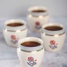 Fabindia Home Luxe Multicolor Ceramic Kulhad (180ml) - Set of 4-image-63