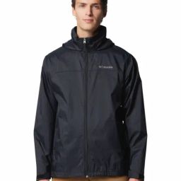 Columbia Mens Black Glennaker Lake II Rain Jacket-image-54