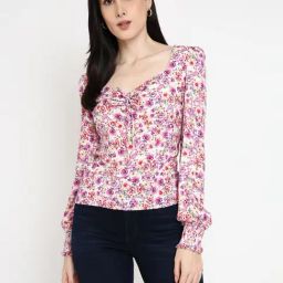 Guess Multi Print Full Sleeves Tops-40