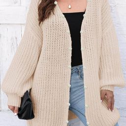 bebe Women Solid Longline Cardigan-picture-34