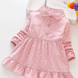 YK Polka Dot Print Peplum Dress-picture-5
