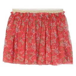 MINIKLUB Girls Red Printed Skirt-picture-15