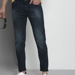 The Indian Garage Co Men Skinny Fit Light Fade Stretchable Jeans-image-21