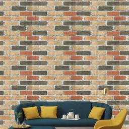Jaamso Royals Multicolour Self Adhesive Wallpaper-image-71
