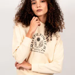 Strong And Brave Women Printed Sweatshirt-image-52