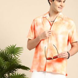 Mast & Harbour Dyed Casual Shirt-image-92