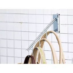 AS ONE 4-Line Bag Hanger For Net 4-Bag Hanger Material Steel, Size L28 cm Pipe, 61-7212-97-28