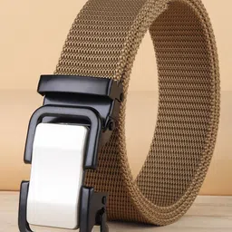 ZORO Men Textured Canvas Wide Belt-picture-1