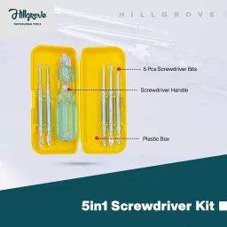 Hillgrove HGCM325M1 1000 W 13 mm Drill Machine, Hand Gloves, 5-in-1 Screwdriver, 6 Pcs  HGCM617 image 3
