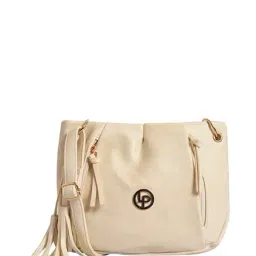 Lino Perros Cream Tassel Sling Bag-37