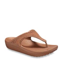 Crocs Sloane Brown Thong Sandals-image-11