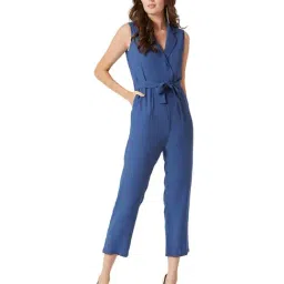 Miss Chase Blue Below Knee Jumpsuit-image-60