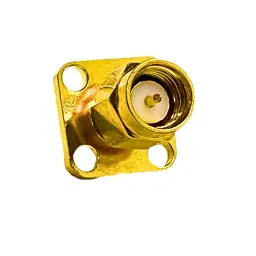 SETMI INDIA SMA Connector Male 4-Hole Flange Mount with Solder Pin-42