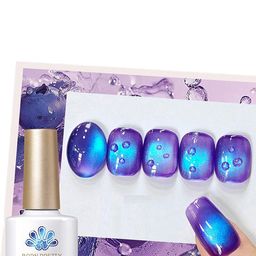 BORN PRETTY Long Lasting High Gloss Cat Eye Magnetic Gel Polish-10ml-MY297 Blueberry-picture-7