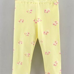 Little Kangaroos Full Length Knitted Leggings Multi Printed - Lemon-picture-20