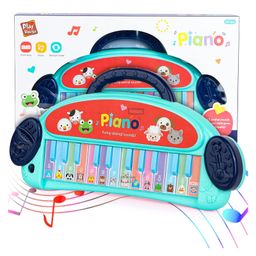 Fiddlerz Toddlers Piano Keyboard Mini Keyboard Toy - Blue-22