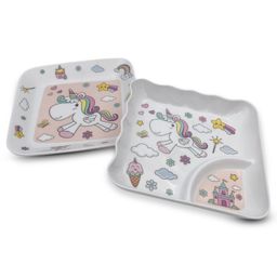 Superware Melamine Kids sandwich plate- unicorn ( Set of 2 )-15