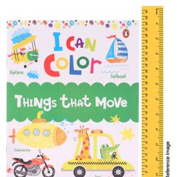 penguin random house I Can Color Things that Move Book - English image 3