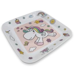 Superware Melamine Kids sandwich plate- unicorn ( Set of 2 ) image 4