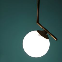 KINIS Copper-Toned & White Quirky Ceiling Lamp-55