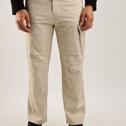 THE BEETEL HOUSE Men Relaxed Fit Heavy Air Cargos Trousers-image-21