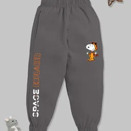 YK X Minute Mirth Boys Peanuts Printed Pure Cotton Joggers-image-13