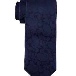 The Tie Hub Men Paisley Woven Design Pure Silk Skinny Tie-image-70