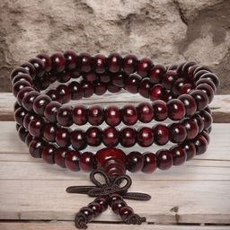 The Roadster Lifestyle Co Men Buddha Meditation 108 Prayer Beaded Warp Bracelet-image-81