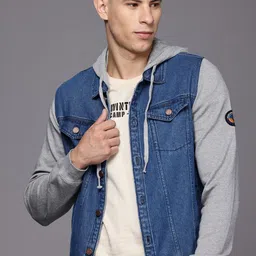Allen Solly Sport Colourblocked Hooded Pure Cotton Sweatshirt-image-50