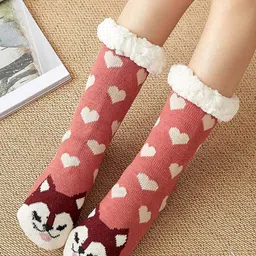 Alexvyan Patterned Calf Length Thermal Socks-image-36