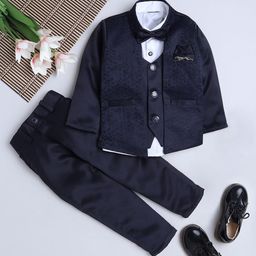FOURFOLDS Boys Self Design 3-Piece Party Suits-43