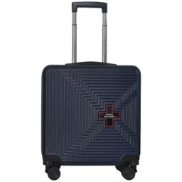 Swiss Military Navy 8 Wheels Small Carry-On Luggage-image-20