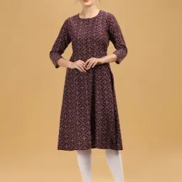 Cotton Culture Wine Printed Kurti-picture-39