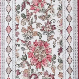 HOSTA HOMES Multicolor Polyester 6-Seater Digitally Printed Dining Table Runner image 3