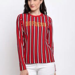 Club York Red Striped Sweatshirt-image-62