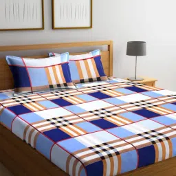 Klotthe Multicolor Cotton 210 TC Bedsheet Set-picture-9