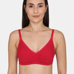 Zivame Red Non Wired Non Padded T-Shirt Bra-image-83