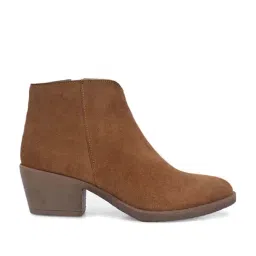 Carlo Romano Women's Tan Casual Booties-62