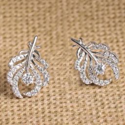 Clara 92.5 Sterling Silver Nusa Earrings for Women-image-33