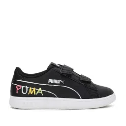 Puma Smash v2 Black & White Sneakers-image-19