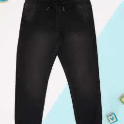 Pantaloons Junior Boys Black Joggers-image-98