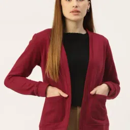 BRINNS Maroon Casual Jacket-image-65