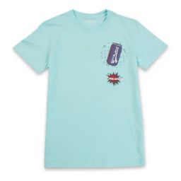 Gini & Jony Kids Blue Cotton Printed T-Shirt-image-64