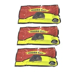 MOOSHKILL 25 g Powerfull Rat Killer Wax Block (Pack of 3)-image-46